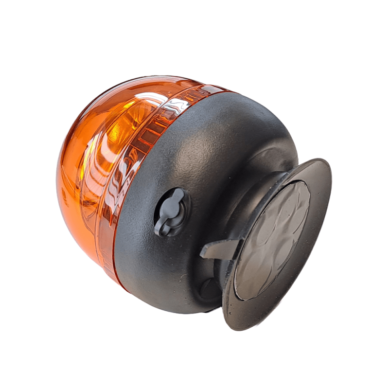 LED Rechargeable Warning Light, Enhanced Magnetic Base With Sucker