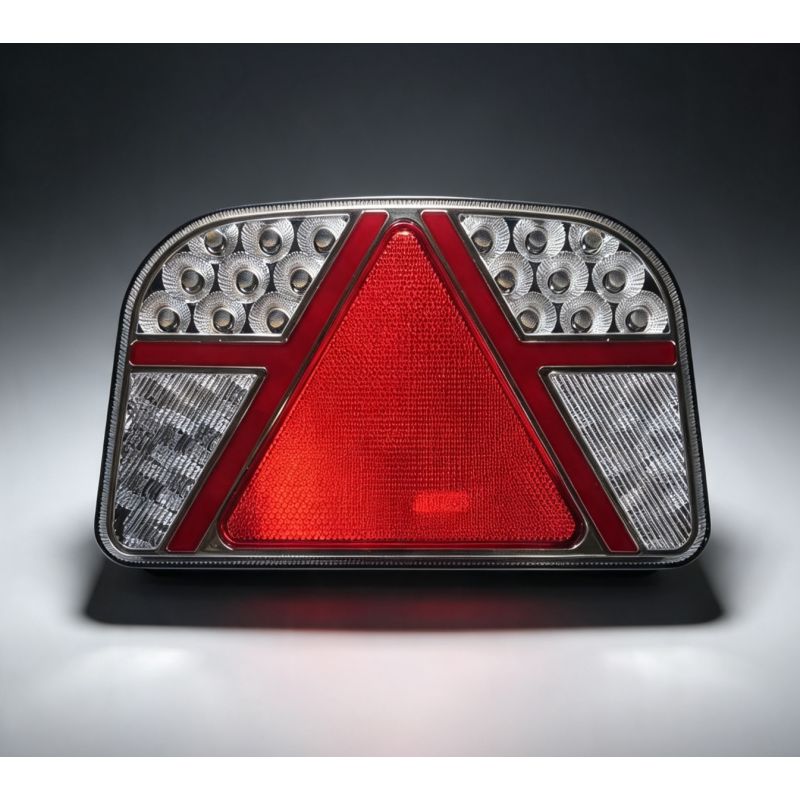 LED Trailer Light(Left), DC12-24V, Screw Base with Bayonet Plug, LED Light Source, ABS+PC Housing, IP65