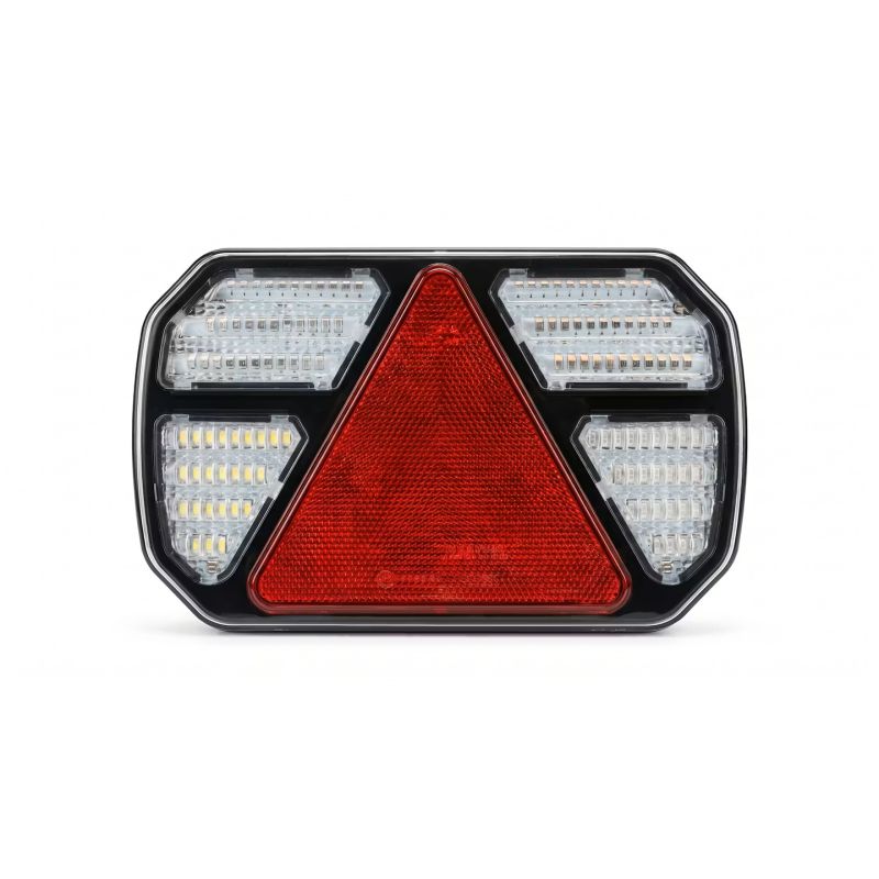 LED Trailer Light(Left), DC12-24V, Screw Base with Bayonet Plug, Black surround