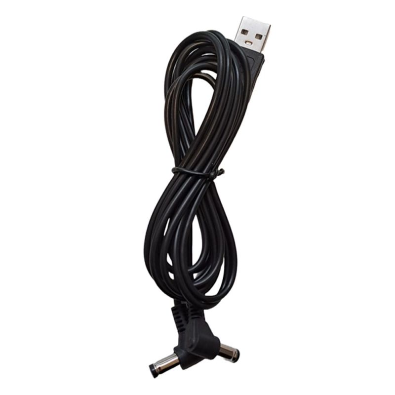 USB Charging Cable for Wireless Trailer Light, DC5V Output, 1 Metre Length, 2 DC Plug in One