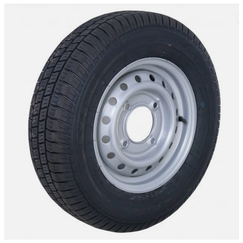 Security 165 R13 8ply, 4 studs, 5.5 PCD wheel & tyre assembly