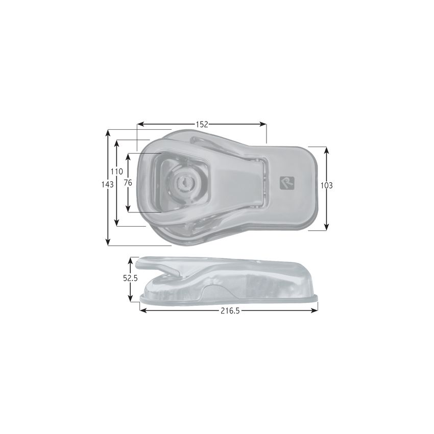 Surface Mounted Slam Lock & Keeper Block