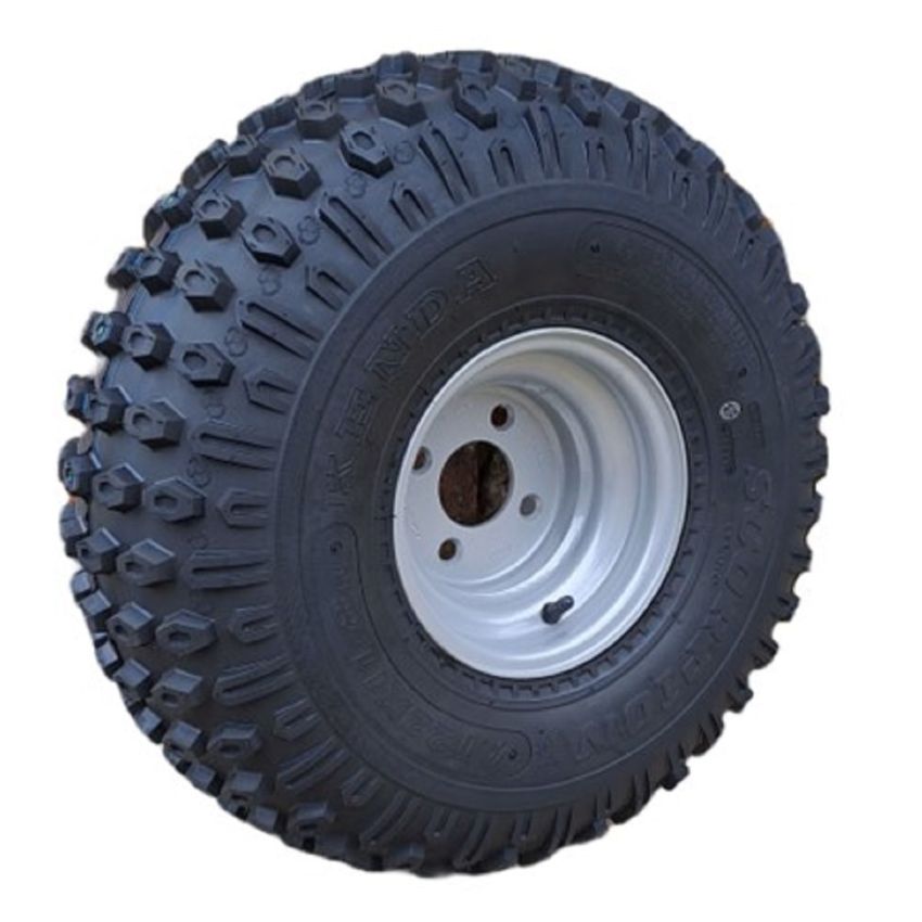 22 x 11.0-8 ATV Wheel Assembly 4 Studs On 100mm PCD