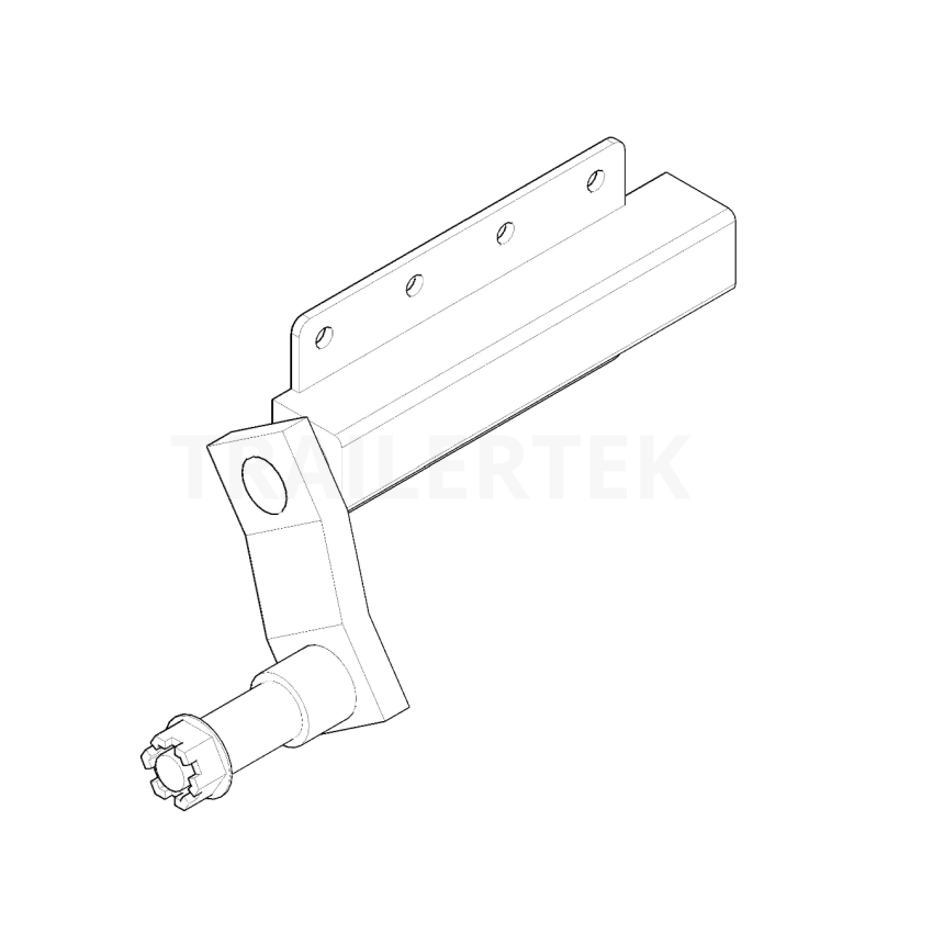 Peak Extended Stub Axle - 500kg
