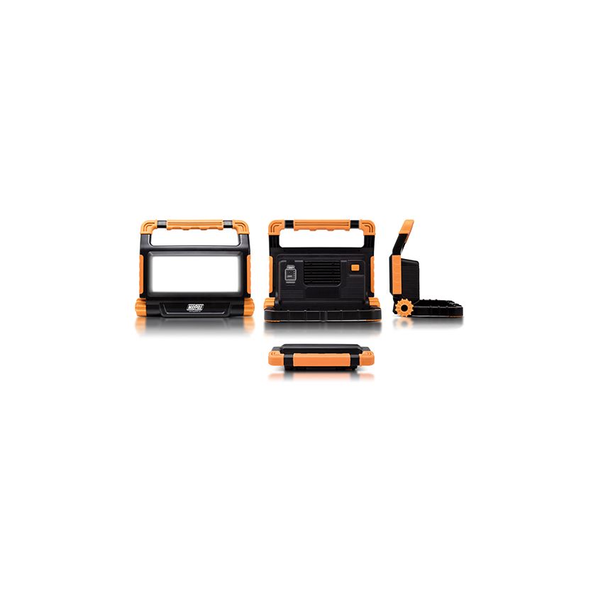 LED FLOOD LIGHT 50W RE-CHARGEABLE BATTERY 4,500LM