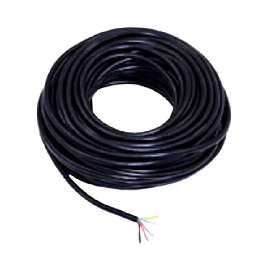 5-Core Thin Wall Black Cable, 30m Roll