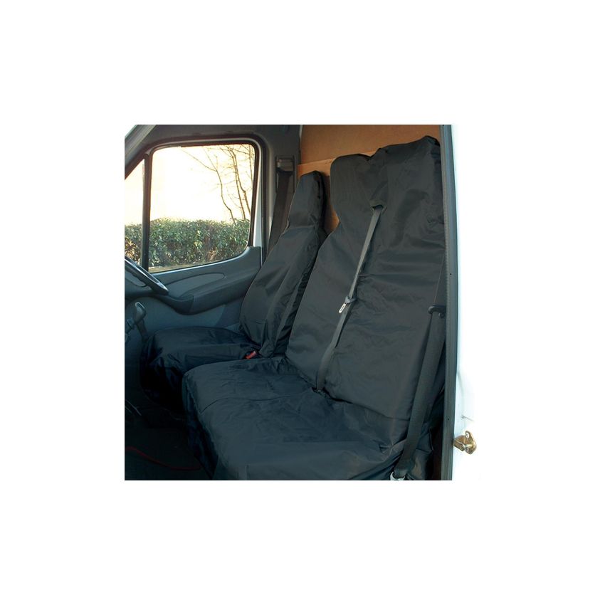 UNIVERSAL COVER SET FOR VAN / PICK-UP SEATS - BLACK