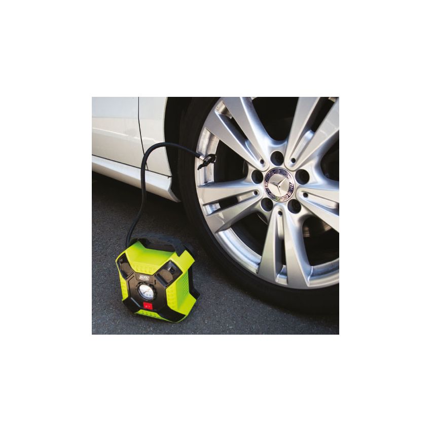 12V Analogue Air Compressor With LED Light