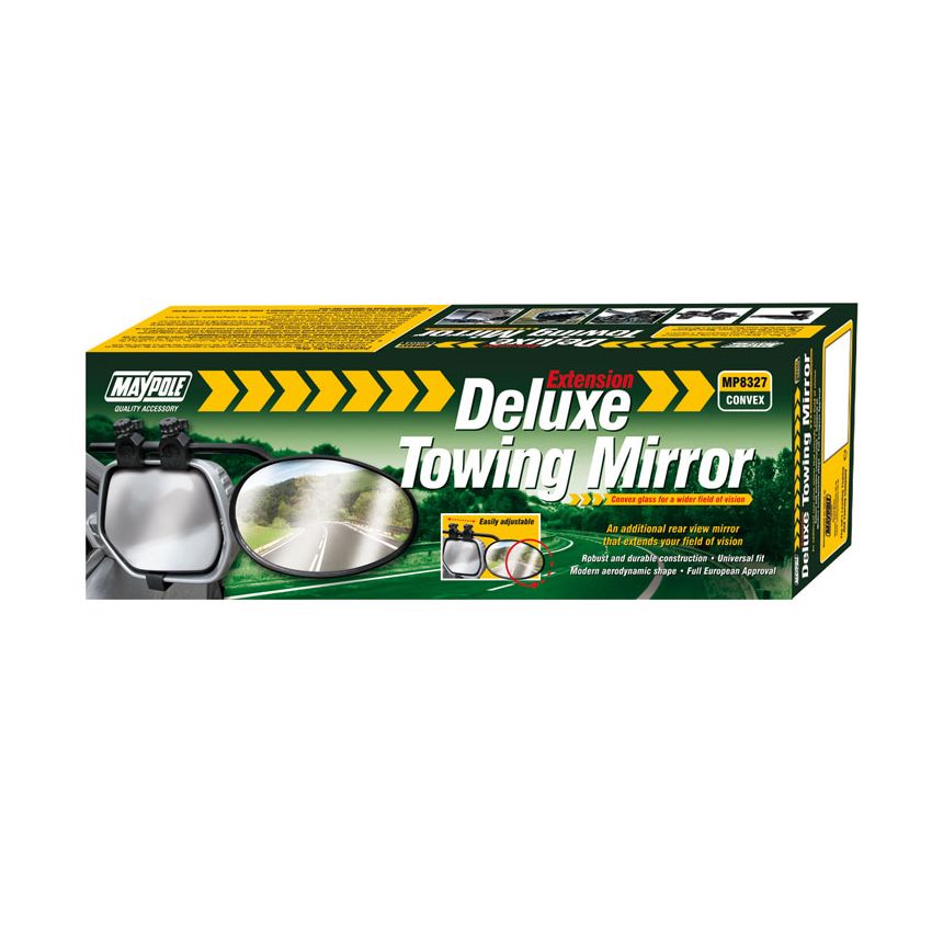 DELUXE TOWING MIRROR - UNIVERSAL CONVEX DP