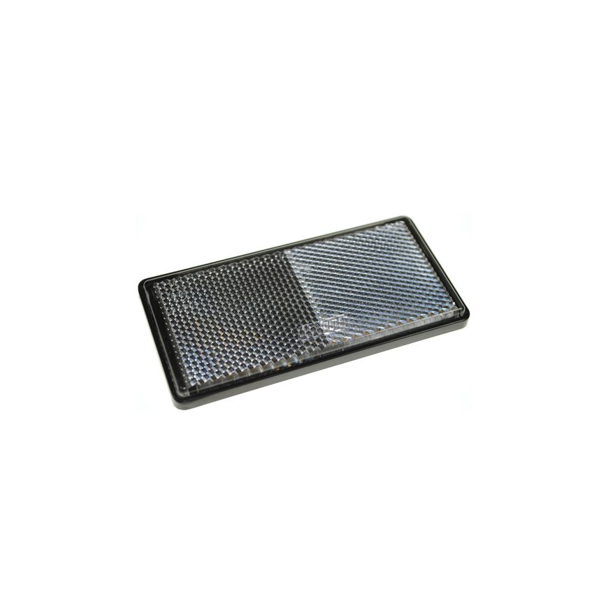 Clear Rectangular Reflector With PVC Self-Adhesive Backing