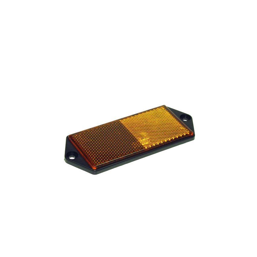 Amber Rectangle Reflector