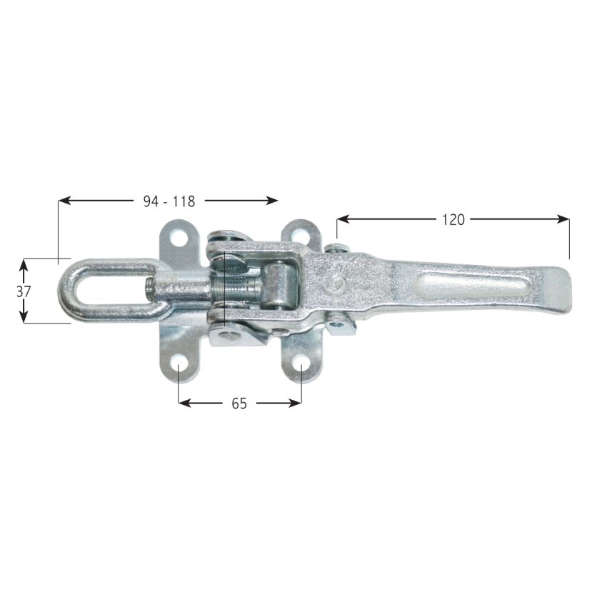 Bolt On Eccentric Deck Fastener