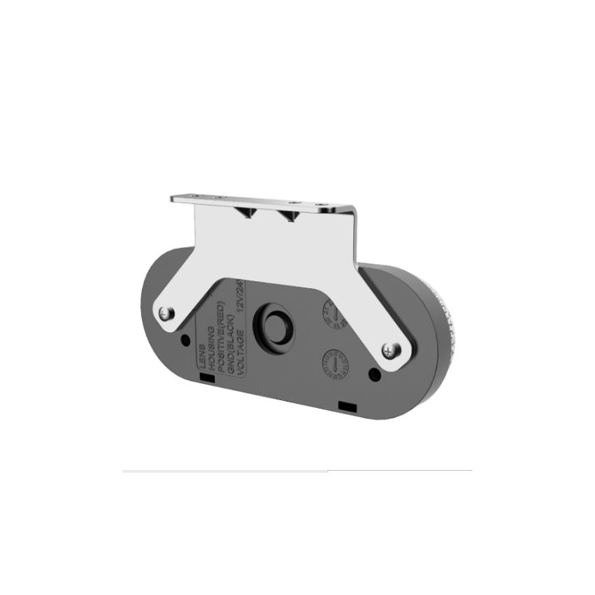 10-30V LED glo clear front marker/reflector
