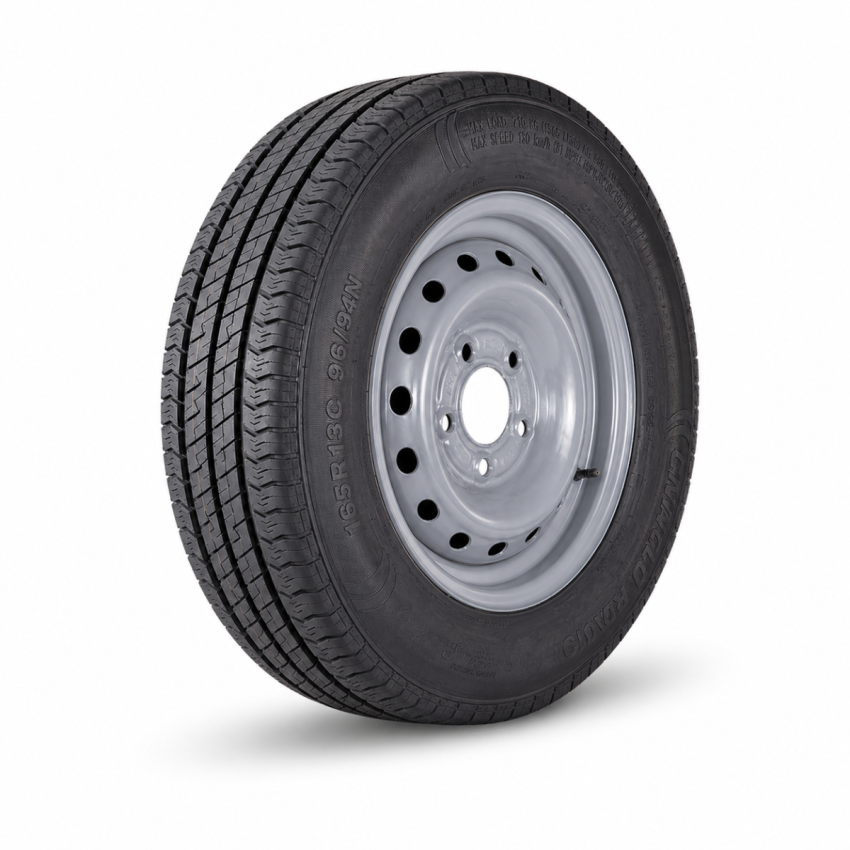165 R13 C, 4.5 J, 5 studs on 112MM PCD Wheel Assembly