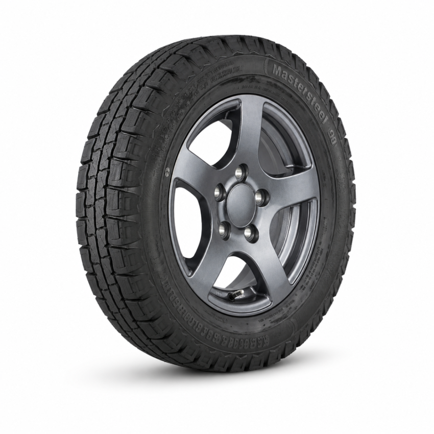 Kenda grey alloy 5on112 PCD wheel assembly 185/70R13C 106/104N