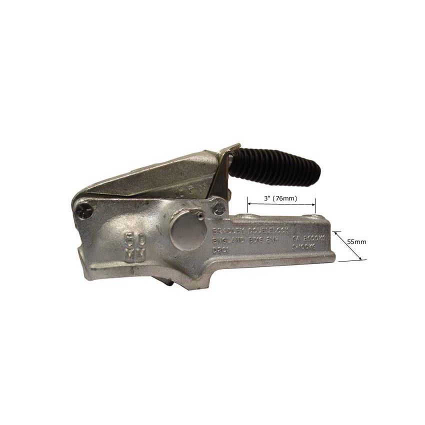 Bradley unbraked coupling head