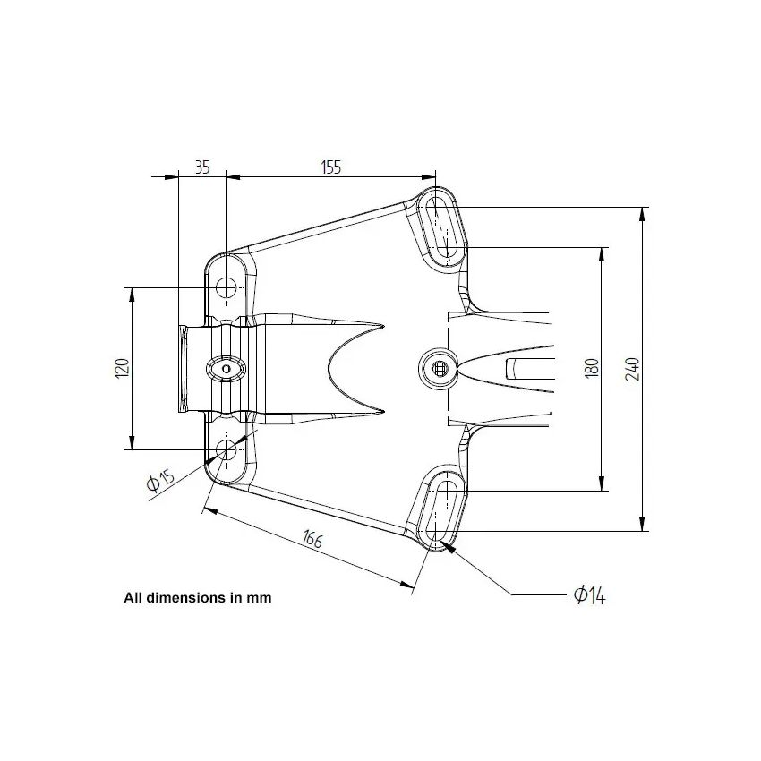 Knott Avonride Pressed Steel Coupling - 2000kg