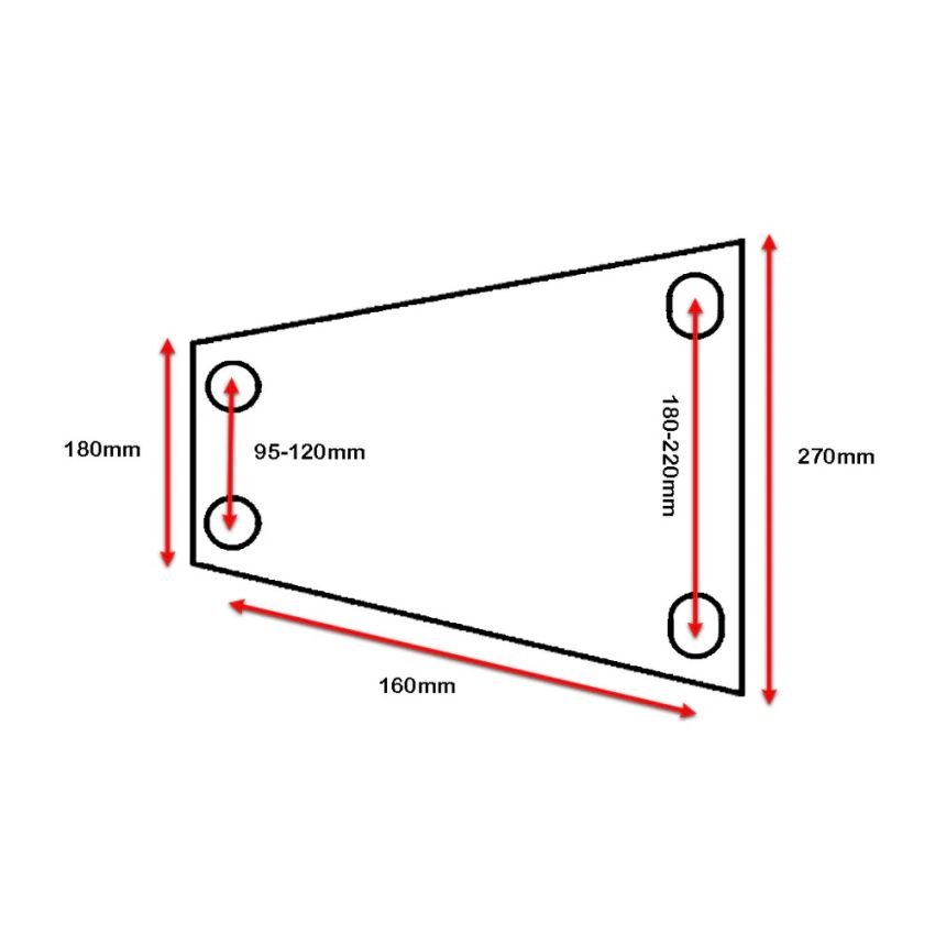 Knott Avonride Cast Delta Coupling (2700kg)