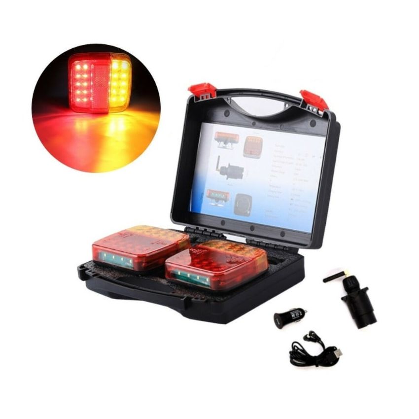 LED Lamp Set 12V/24V 13-Pin Magnetic Wireless Kit