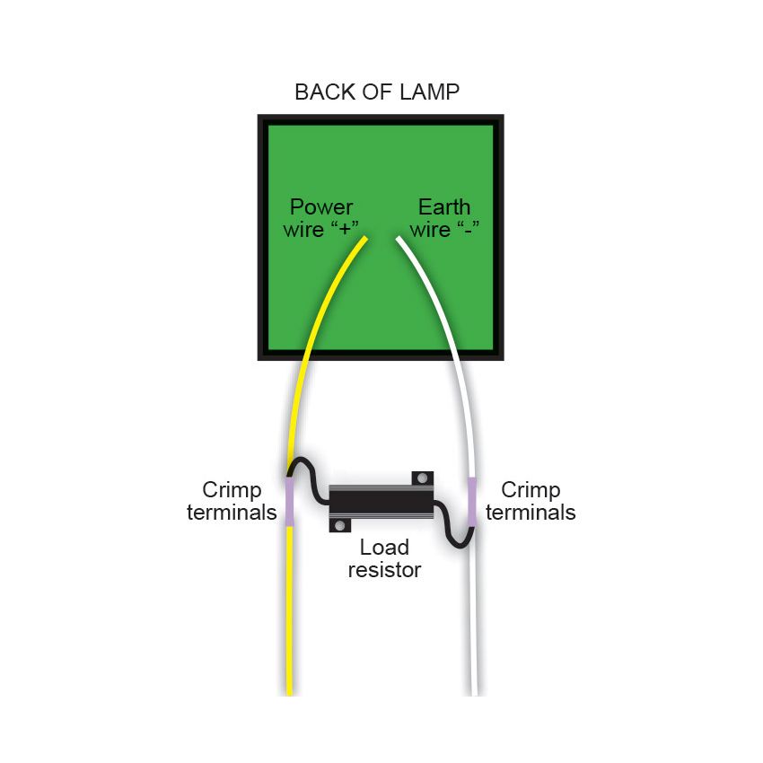 TT Load resistor 12/24v., 50w.
