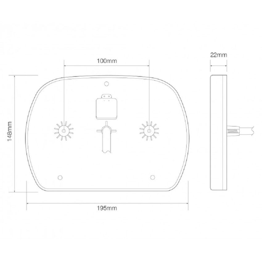 Low-Profile 6-Function Trailer Lamp (Twin Pack)