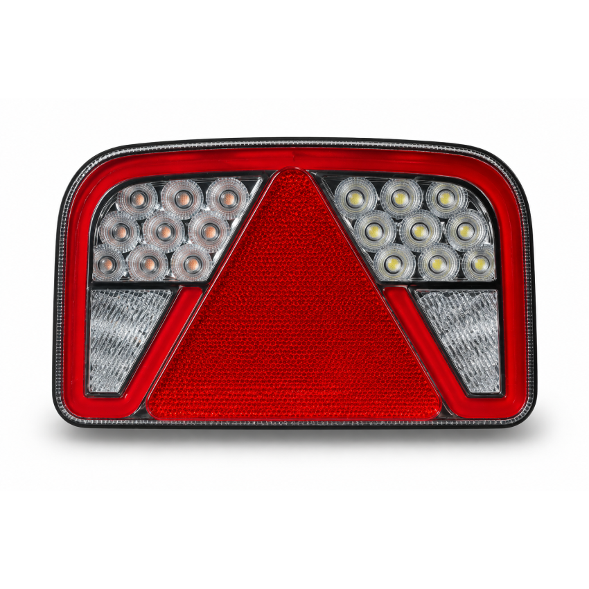 LED Trailer Light(Right), DC12-24V, Screw Base with 1 Metre Cable, LED Light Source, ABS+PC Housing, IP65
