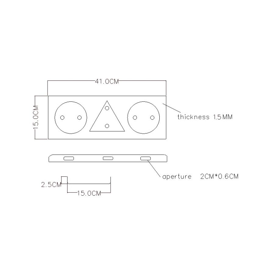 LED Tail Lamp Hamburger Double