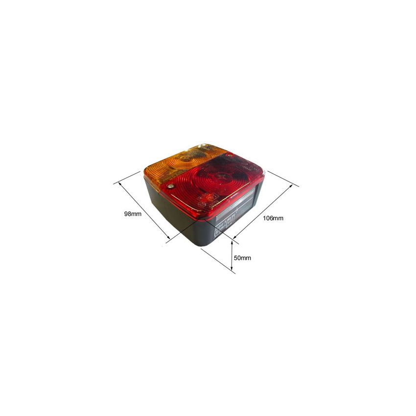 Rear Square Lamp 