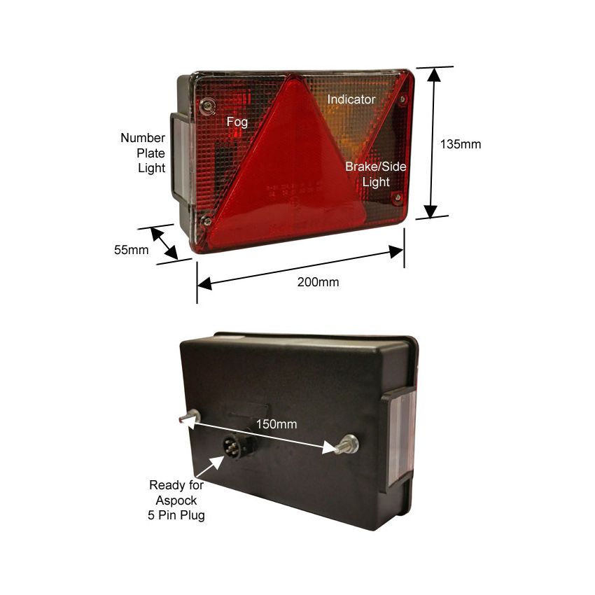 Aspock MultiPoint IV light cluster RH