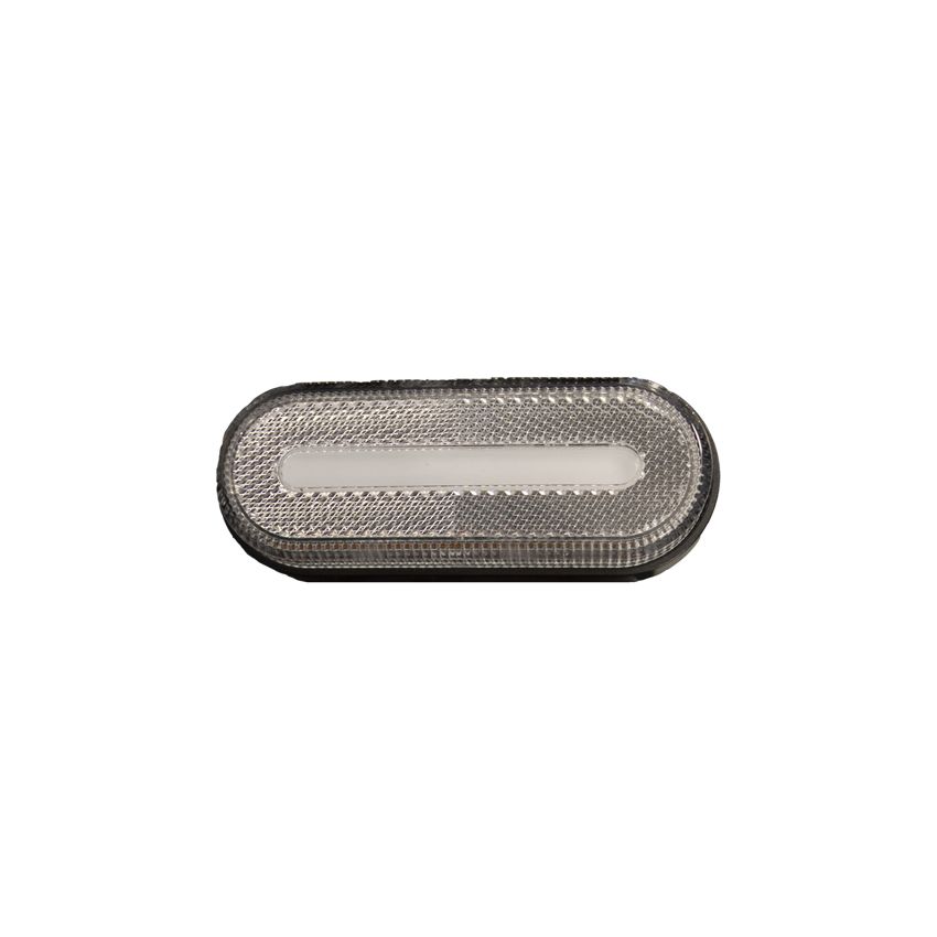 10-30V LED glo clear front marker/reflector