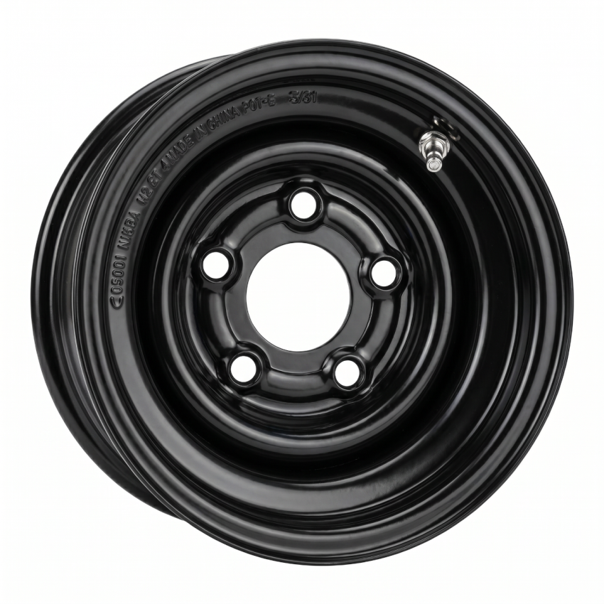 Rim 600x10 with 5 on 112mm. PCD (Non-Vented)-Black