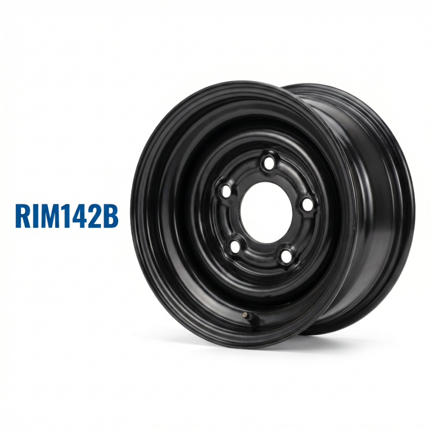 Rim 600x10 with 5 on 112mm. PCD (Non-Vented)-Black