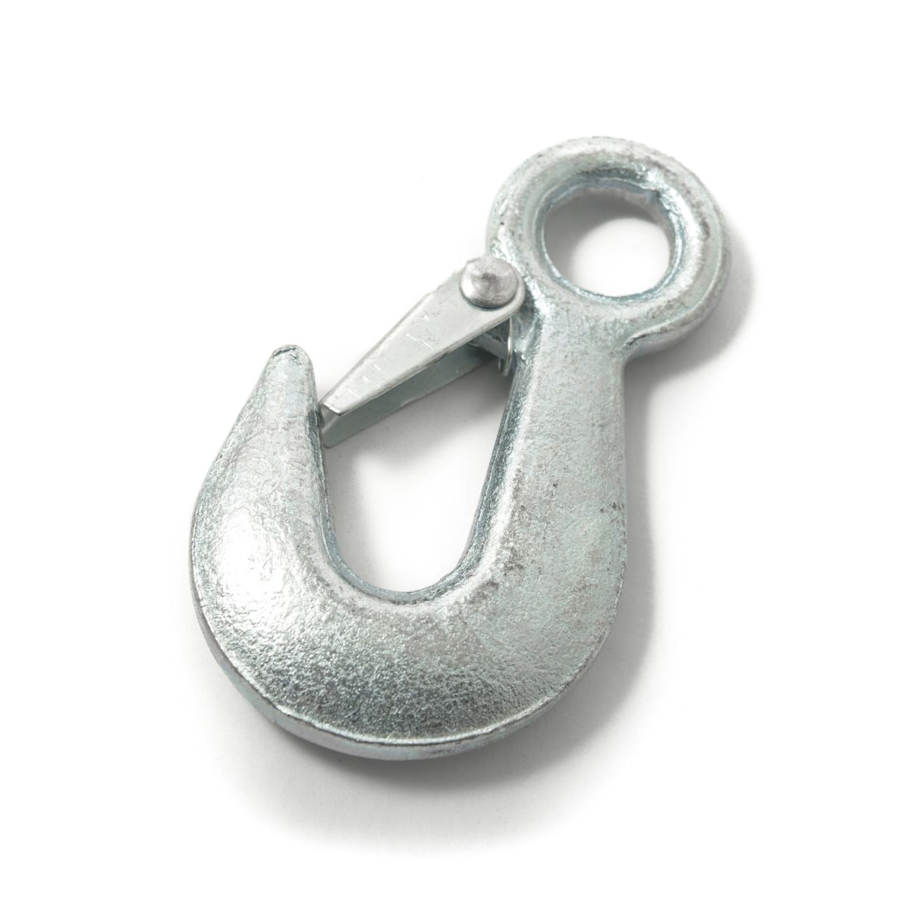 Safety hook, 100mm long, zinc plated