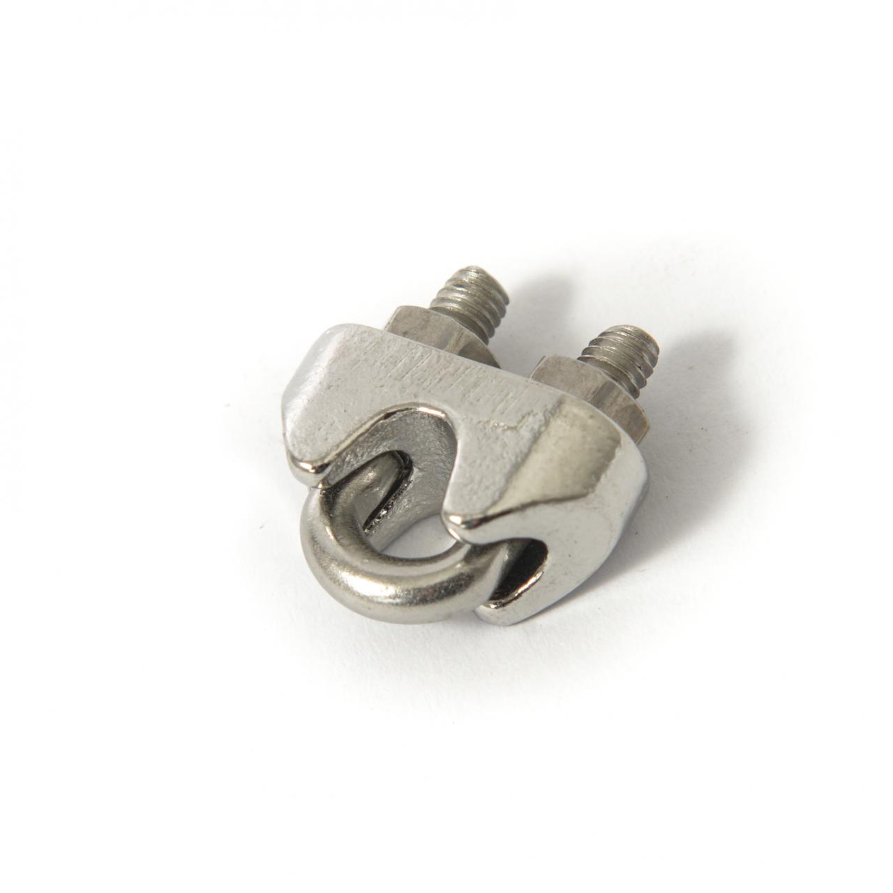 Stainless Bulldog crimp 3mm. cable