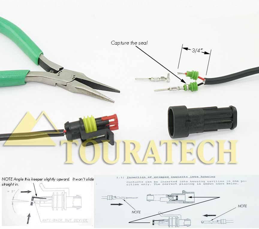 SuperSeal Connector Kit, 2-Way Male