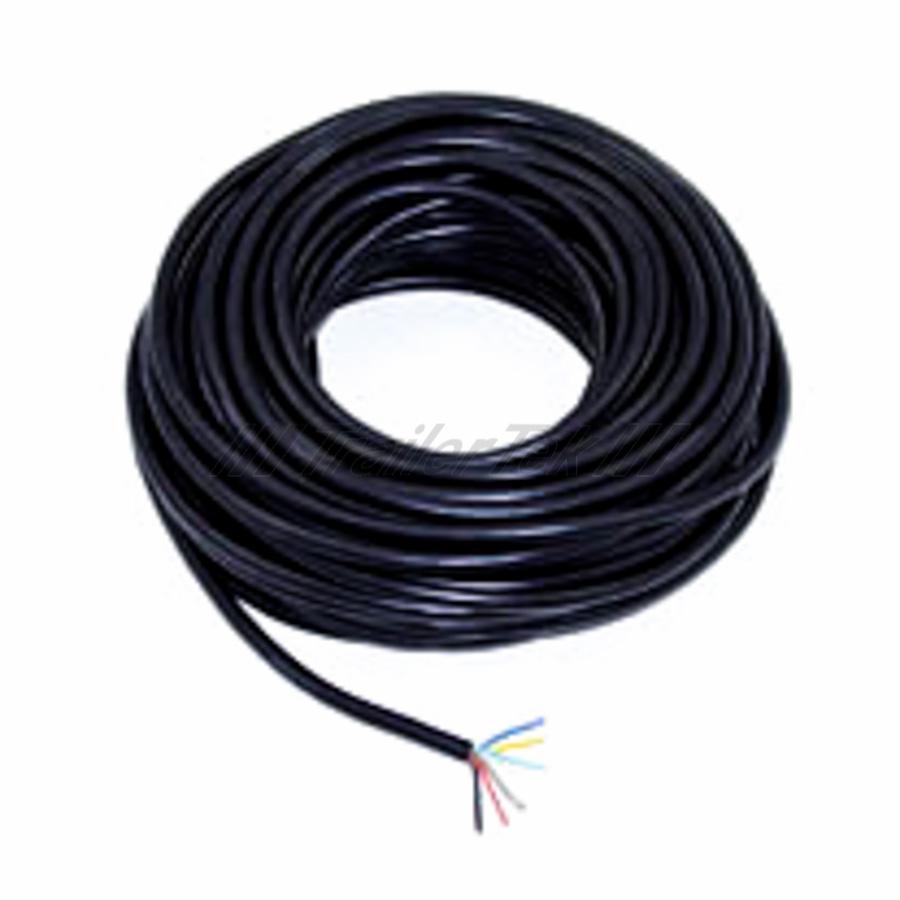 5 Amp 7-Core Black Cable, 30m Roll