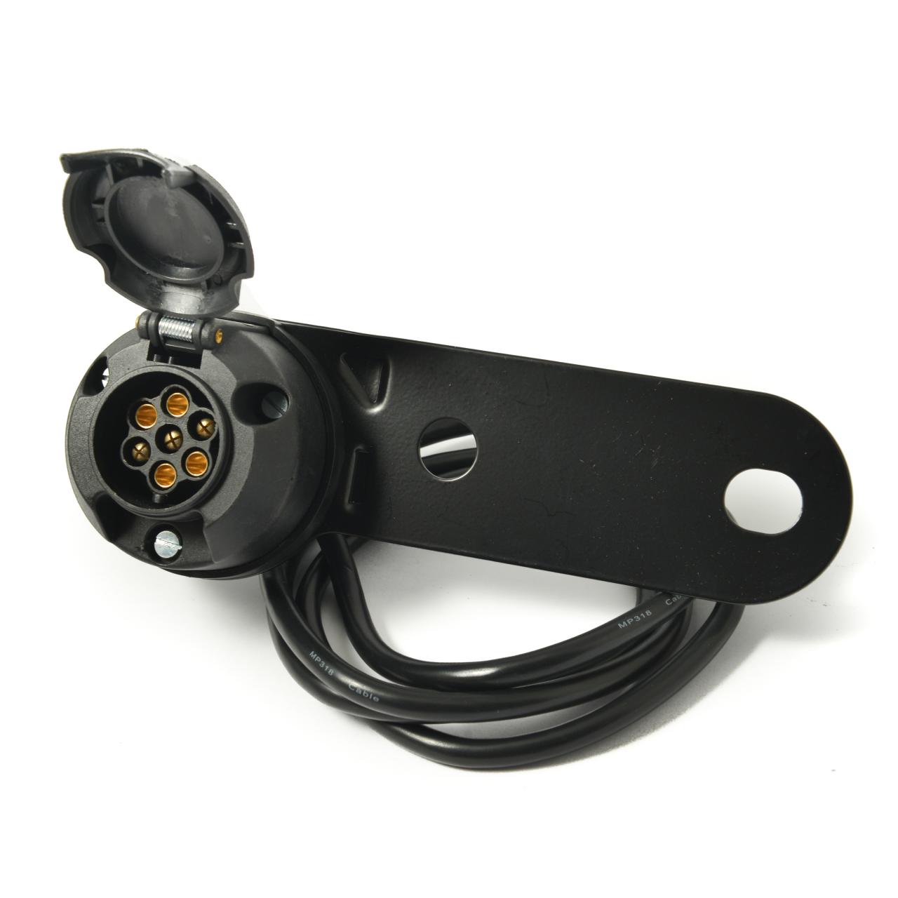 7-Pin Pre-Wired Socket And Plate Kit, 1.5m Cable