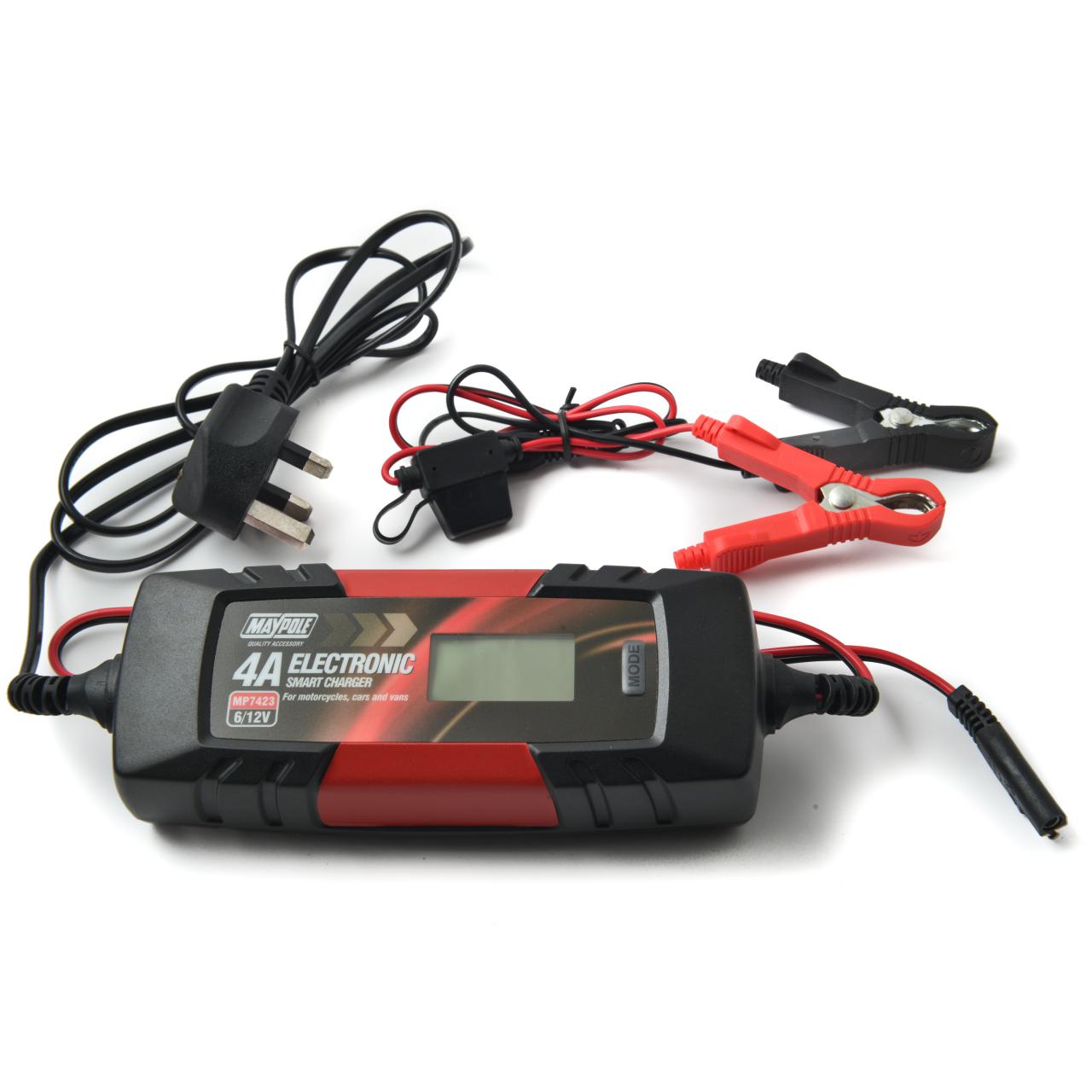 Electronic Smart Charger 4A 6/12v