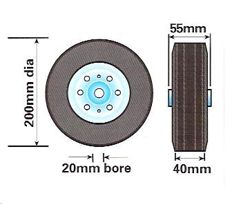 Spare wheel for TT jockey wheels