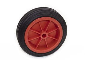 Jockey Wheel Spare Wheel With Red PVC Rim