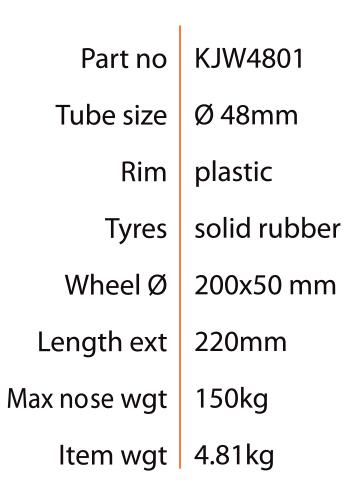 Kartt Premium 48mm Kartt Jockey Wheel