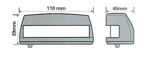 Number Plate Light (Rectangular)