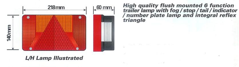 RADEX 5800 Light Cluster - Left