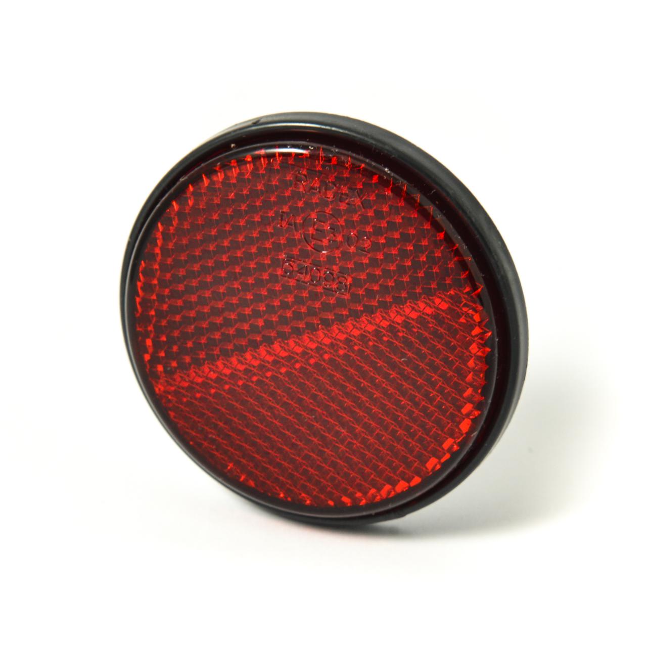 Round Self Adhesive Reflector - Red 