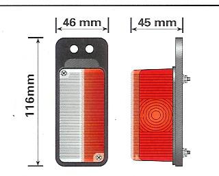 Jokon Front/Rear Marker Light With Bracket