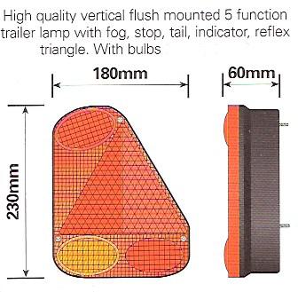 RADEX 2900 Light Cluster - Right Side