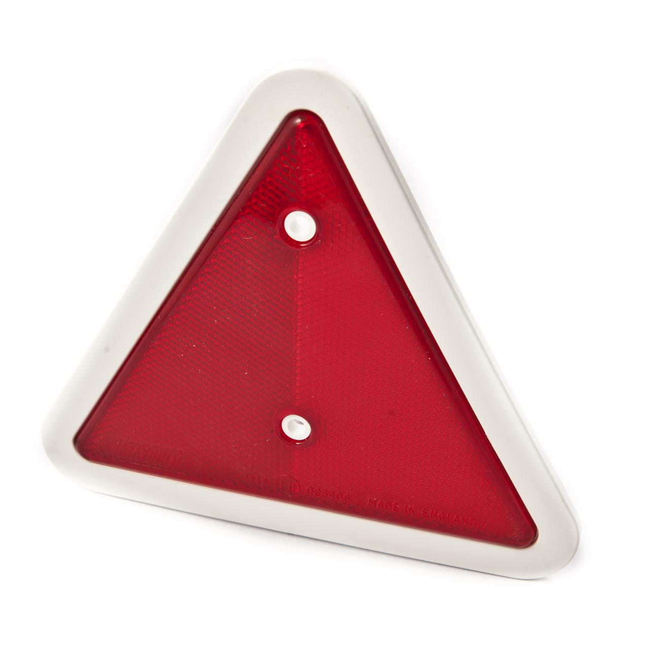 Trailer Triangle Reflector With White Surround