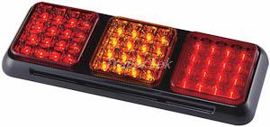 LAP LED, 3-unit, 4-function combo lamp with fog