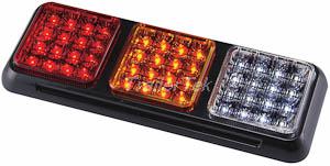 LAP LED 3-unit, 4-function, rear lamp with reverse
