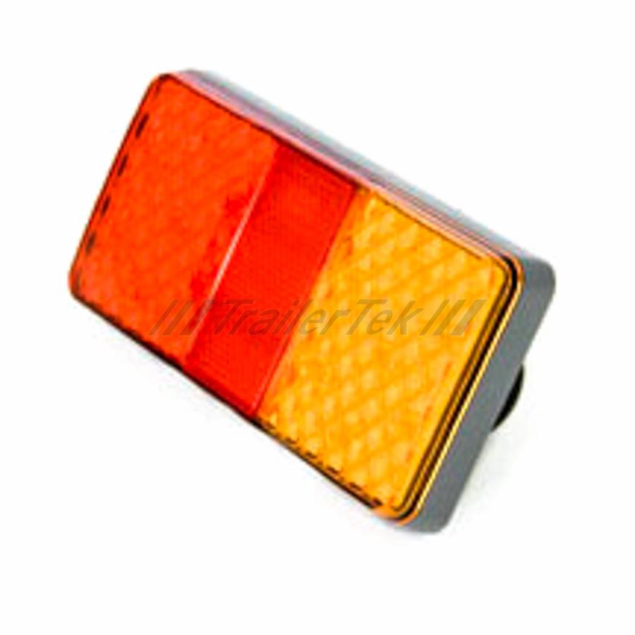 LED Autolamps rectangular Waterproof rear lamp, multi-volt